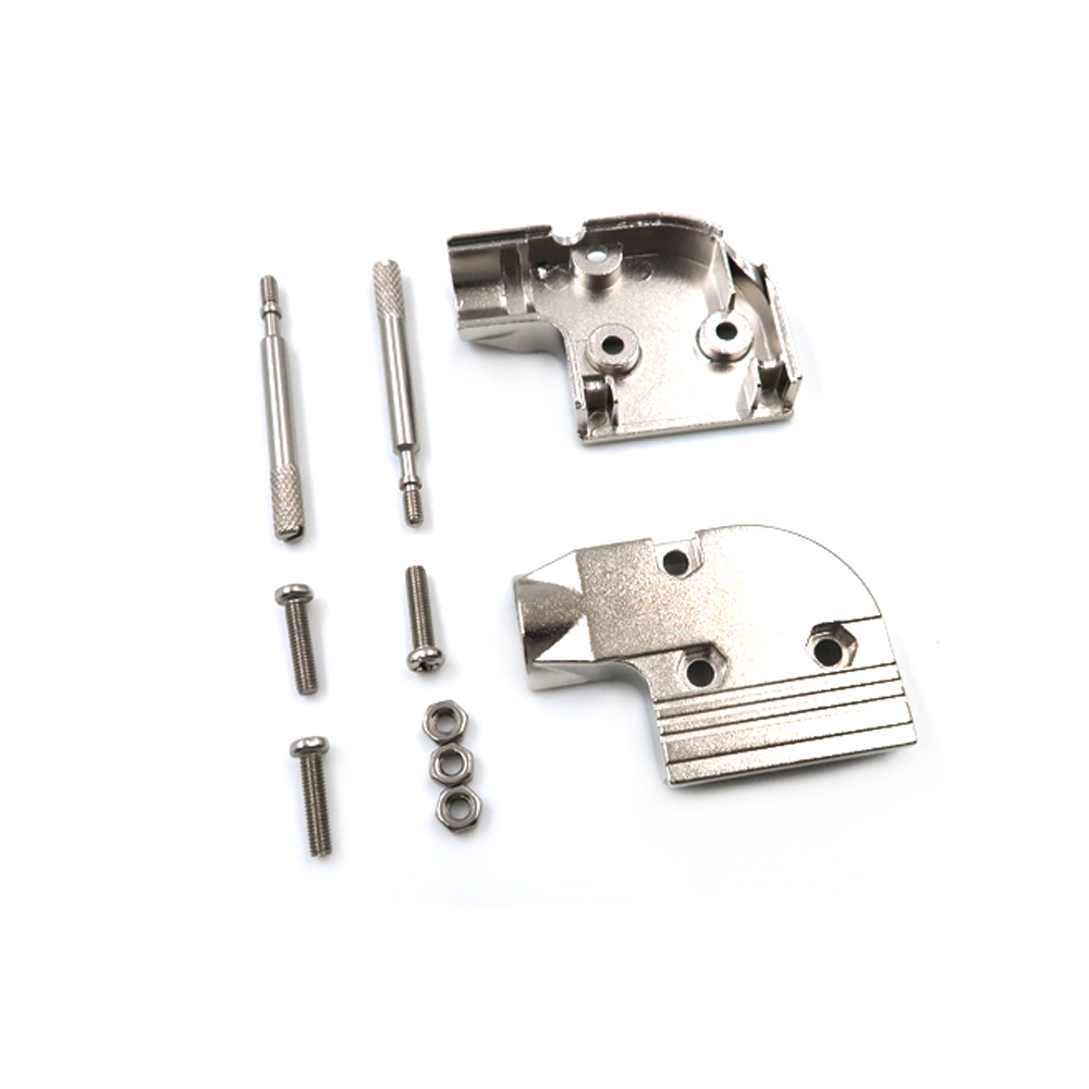 D-Sub-Metallhaube f&uuml;r 25-poligen DSUB-Stecker, 25-polige DB-Stecker-Metall-D-SUB-Abdeckung mit oberem Eingang