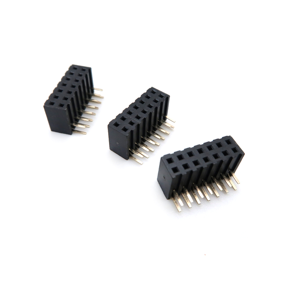 samice 1,27 kol&iacute;kov&yacute; konektor z&aacute;suvka samice 2x7p 14 kol&iacute;ků rozteč 2,54 mm Z&aacute;suvka prav&yacute; jednořad&yacute; &uacute;hel Z&aacute;hlav&iacute; kol&iacute;ku