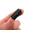 Pcb socket-stik 2,54 mm pitch dobbelt r&aelig;kke til samtec med positionering 2*6/8/10/12/14/16/20P hunpindehoved