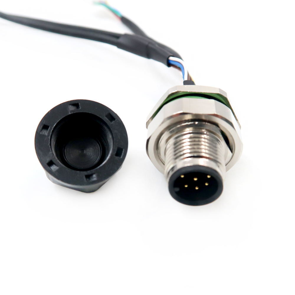 Su Ge&ccedil;irmez Konnekt&ouml;r M12 Kablosu, Terminal Bloğu Anahtarı Kablolama D&uuml;zeneği ile