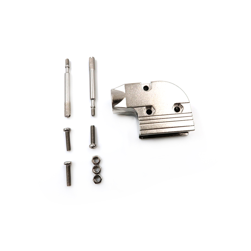 D-Sub-Metallhaube f&uuml;r 25-poligen DSUB-Stecker, 25-polige DB-Stecker-Metall-D-SUB-Abdeckung mit oberem Eingang