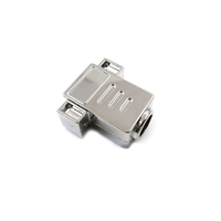 ขั้วต่อ D-SUB มาตรฐาน 15 หน้าสัมผัส Solder Cup Metal Hood