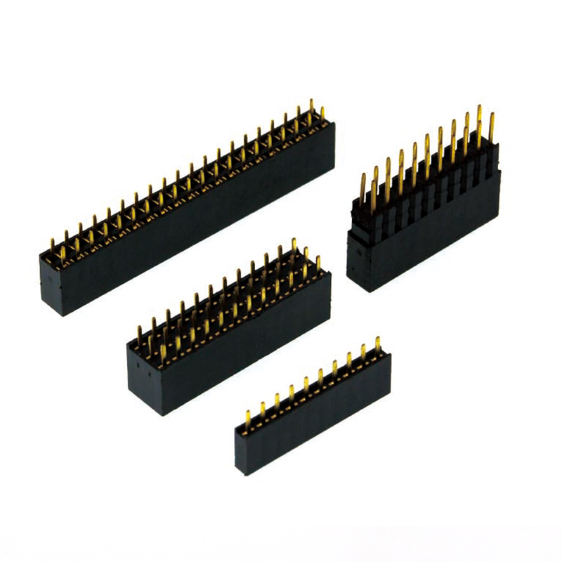 Konektor glave z ravnim zatičem Dvojni enojni 1 vrstica 1 način SMT 2 mm 2 4 5 20 40 zatič 127 1,27 mm korak 2,54 mm Smd 2,54 Ženska glava