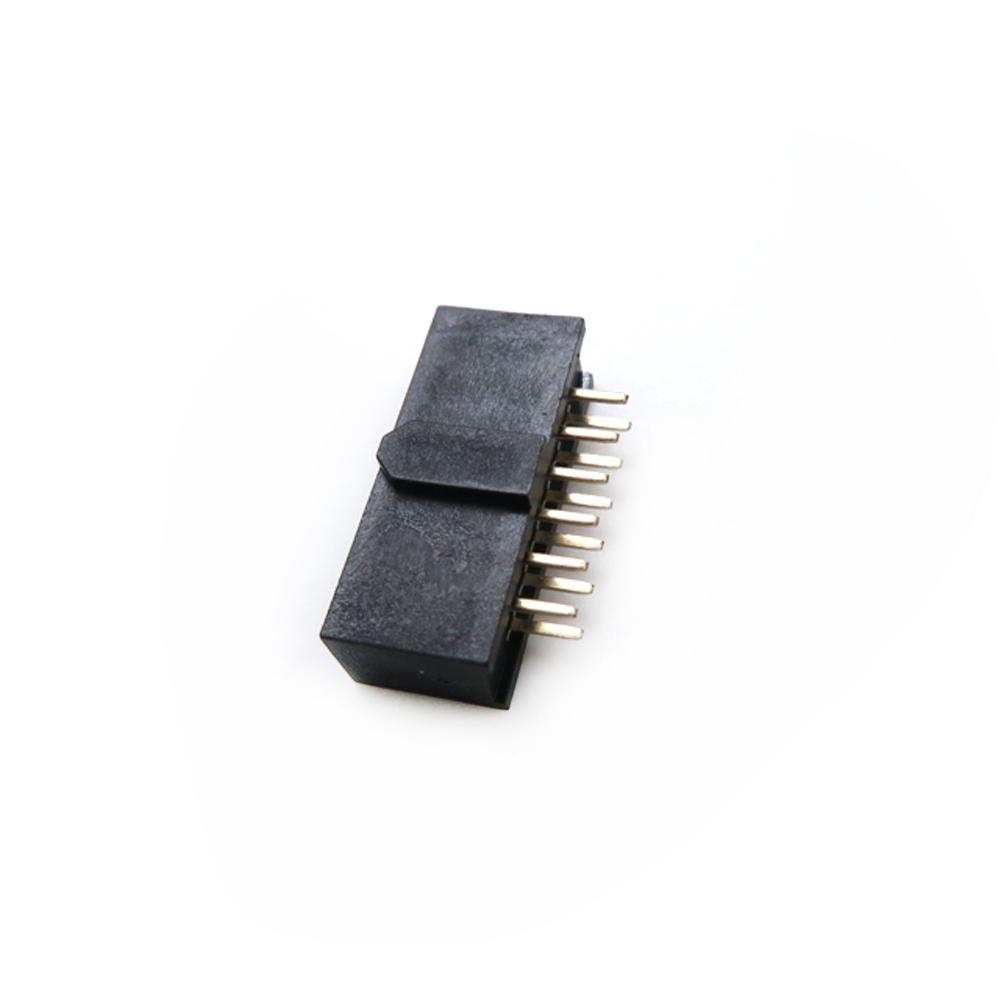 Pcb socket-stik 2,54 mm pitch dobbelt r&aelig;kke til samtec med positionering 2*6/8/10/12/14/16/20P hunpindehoved