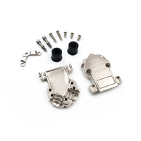 DB9 DB15 DB25 DB37 D-SUB Connector Hood โลหะ