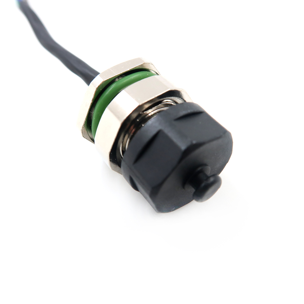 Conector M12 furo de 12 pinos macho codificado A montagem em painel de trava traseira conjunto de cabo de plugue de caixa de terminal JST