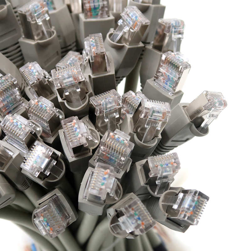 راه حل مهار سیم کشی سفارشی کابل اترنت صنعتی CAT6 rj45 