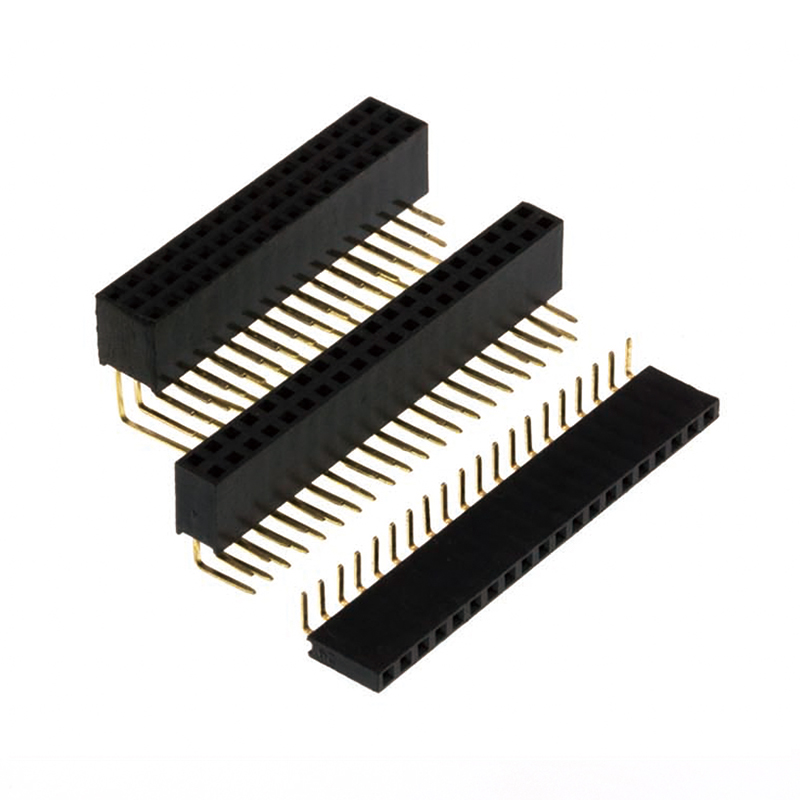Konektor glave z ravnim zatičem Dvojni enojni 1 vrstica 1 način SMT 2 mm 2 4 5 20 40 zatič 127 1,27 mm korak 2,54 mm Smd 2,54 Ženska glava
