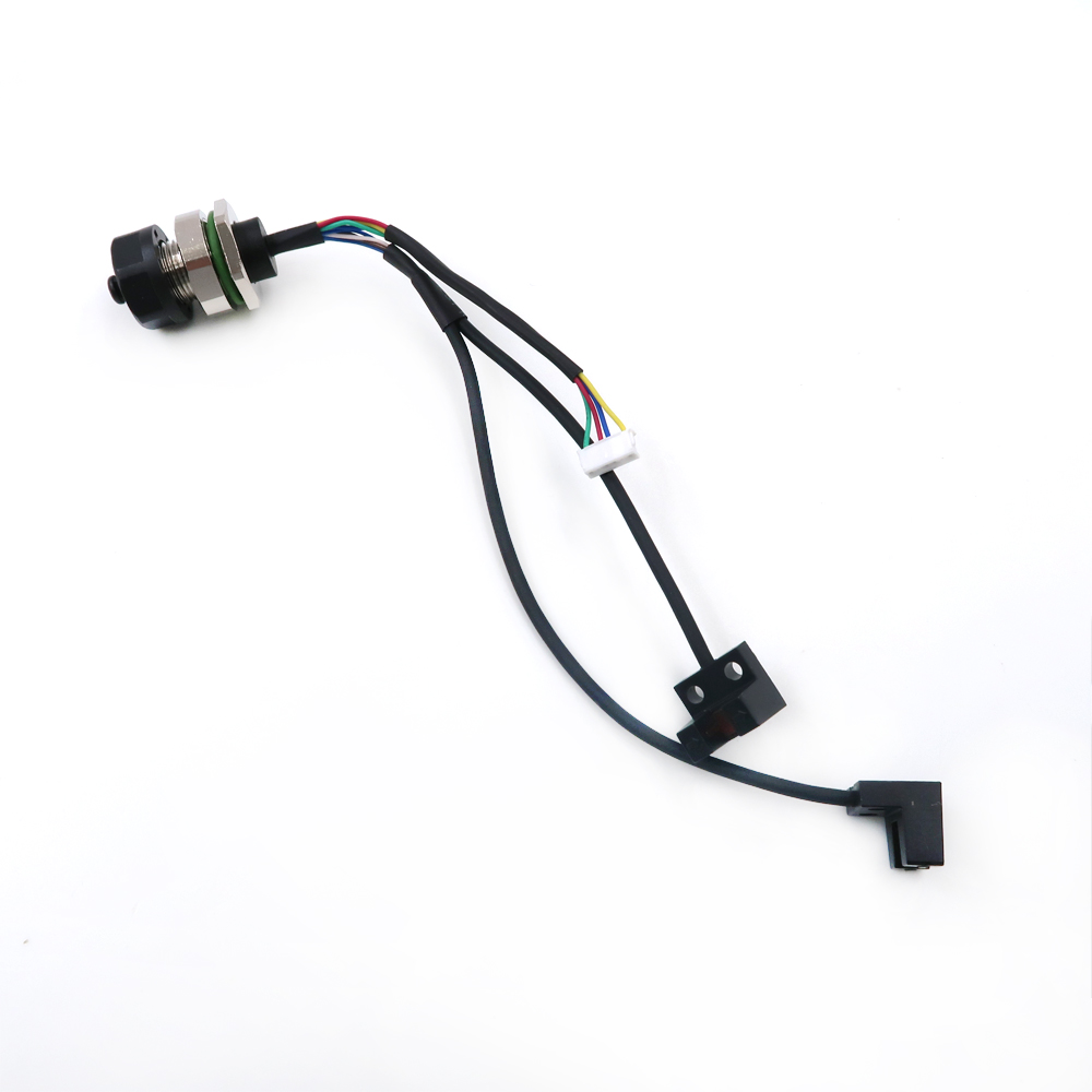 Cable impermeable del conector M12 con conjunto de cableado del interruptor del bloque de terminales