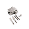 D-SUB-kontakt Standard 15 kontakter Loddekopp metallhette