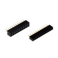 스트레이트 핀 헤더 커넥터 이중 단일 1 행 1 방향 SMT 2mm 2 4 5 20 40 핀 127 1.27mm 피치 2.54Mm Smd 2.54 암 헤더