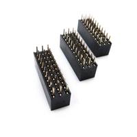 2,0 mm stigning 2x2/3/4/5/6/7/8/9/10/11/12/13/14/15/16/18/20/22/25/30/32/40 ben dobbelt lige hun-hovedkonnektor