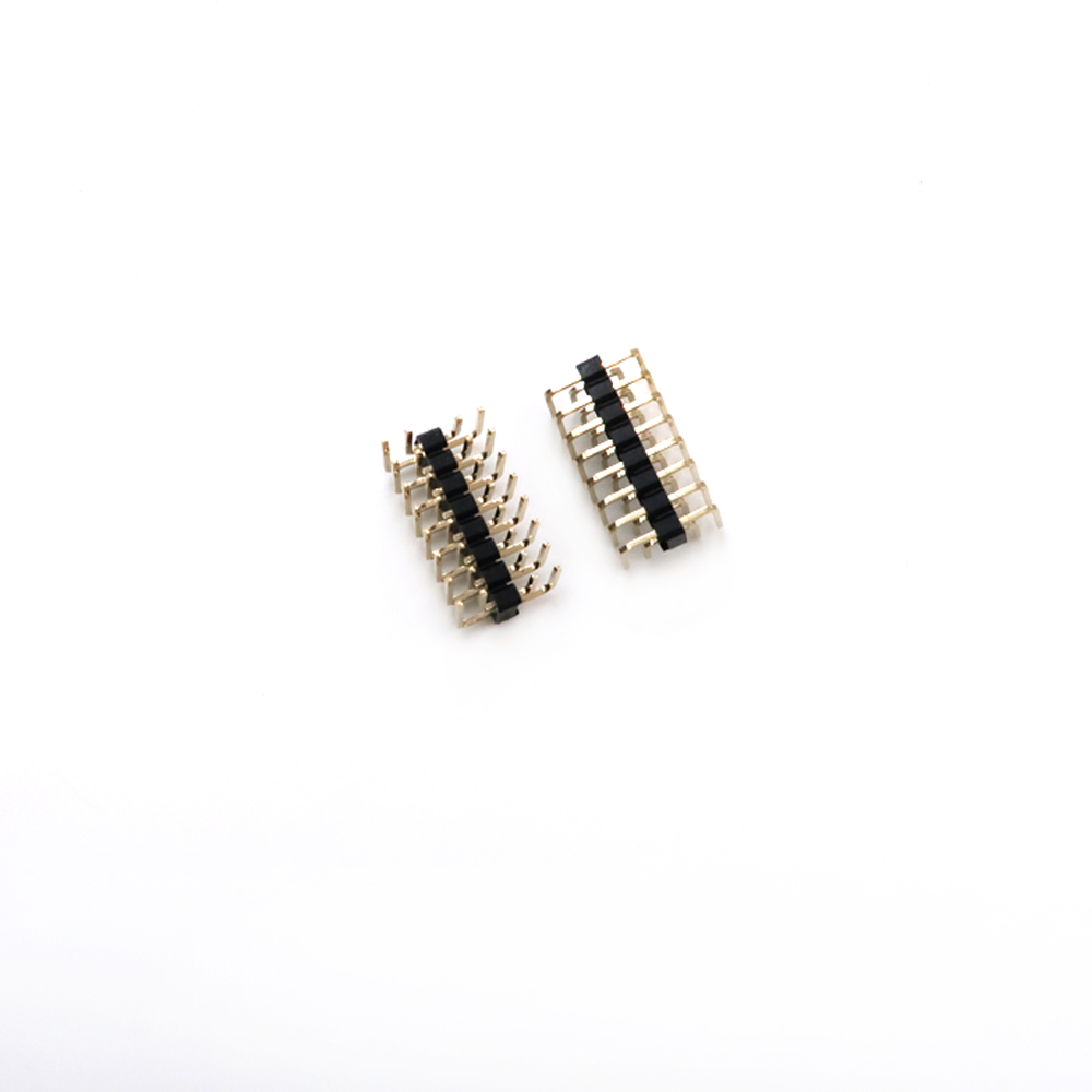 Jednorzędowe złącze pinowe z podw&oacute;jną obudową, żeńskie, męskie, złącze PCB