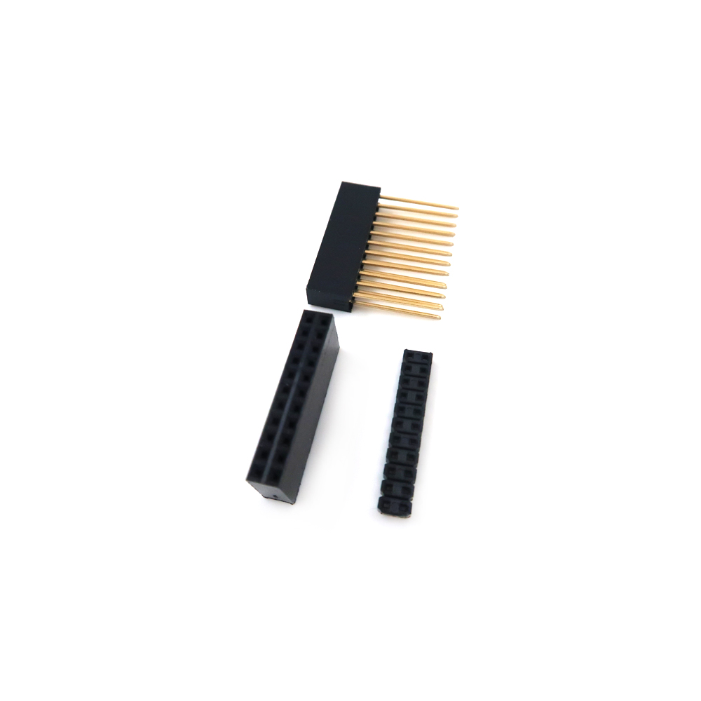 관례 2pin-40pin DIP SMT 1.27mm 2.0mm 2.54mm 두 배 줄 여성 핀 헤더