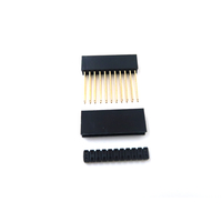 Custom na 2pin-40pin DIP SMT 1.27mm 2.0mm 2.54mm Double Row Female Pin Header