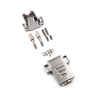 D-SUB-kontakt Standard 15 kontakter Loddekopp metallhette