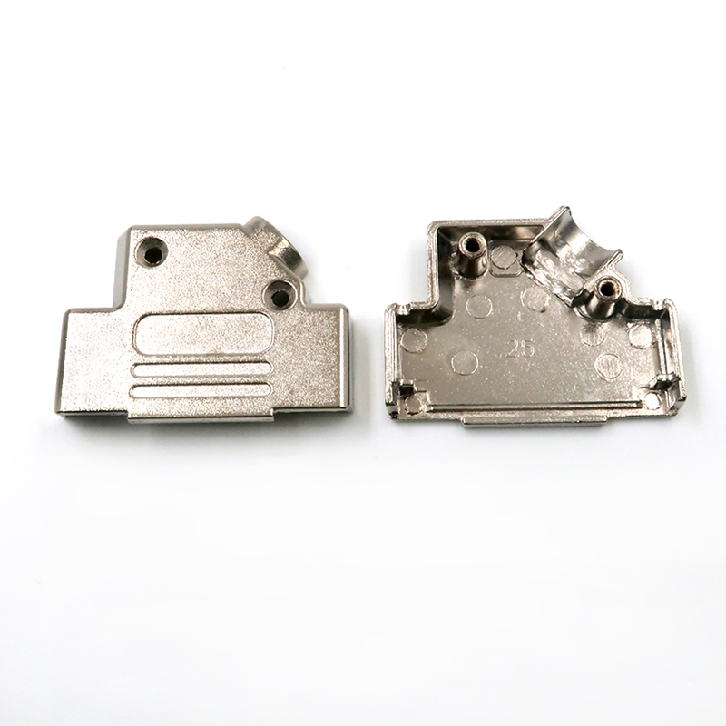 DB 15PIN con vite lunga D SUB Guscio di copertura del connettore Cappe D-sub in metallo