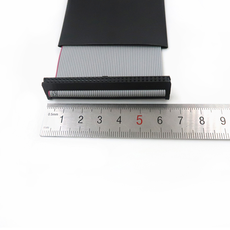 Konektor IDC 2.54MM Berkualitas Tinggi dengan Rakitan Kawat Kabel Datar Panjang UL2651 yang disesuaikan