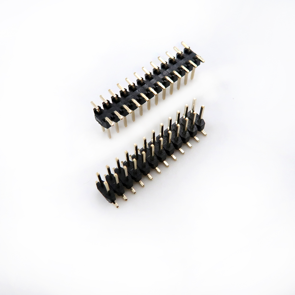Tipo SMT con intestazione pin femmina da 1,0 mm/1,27 mm/2,0 mm singola doppia fila diritta ad angolo retto