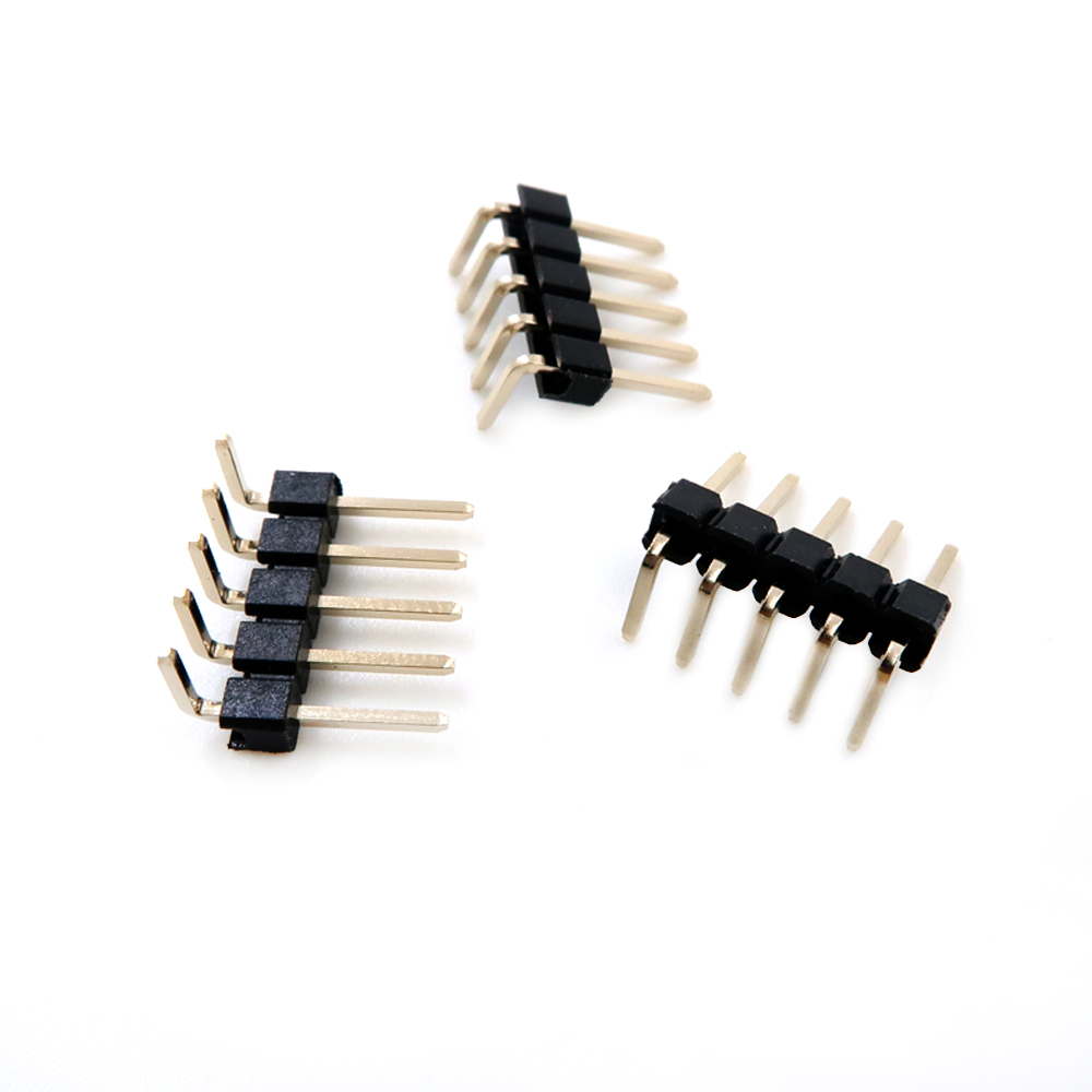 โรงงาน OEM 2 มม. 1.27 มม. 1.0 2.0 2.54 Pitch Female Pin Header ตัวเชื่อมต่อชาย