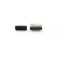Lupum pin header COPULATOR 1.27mm picem h = 2.5 dual row Dual iacuit recta intinge 2-40pin