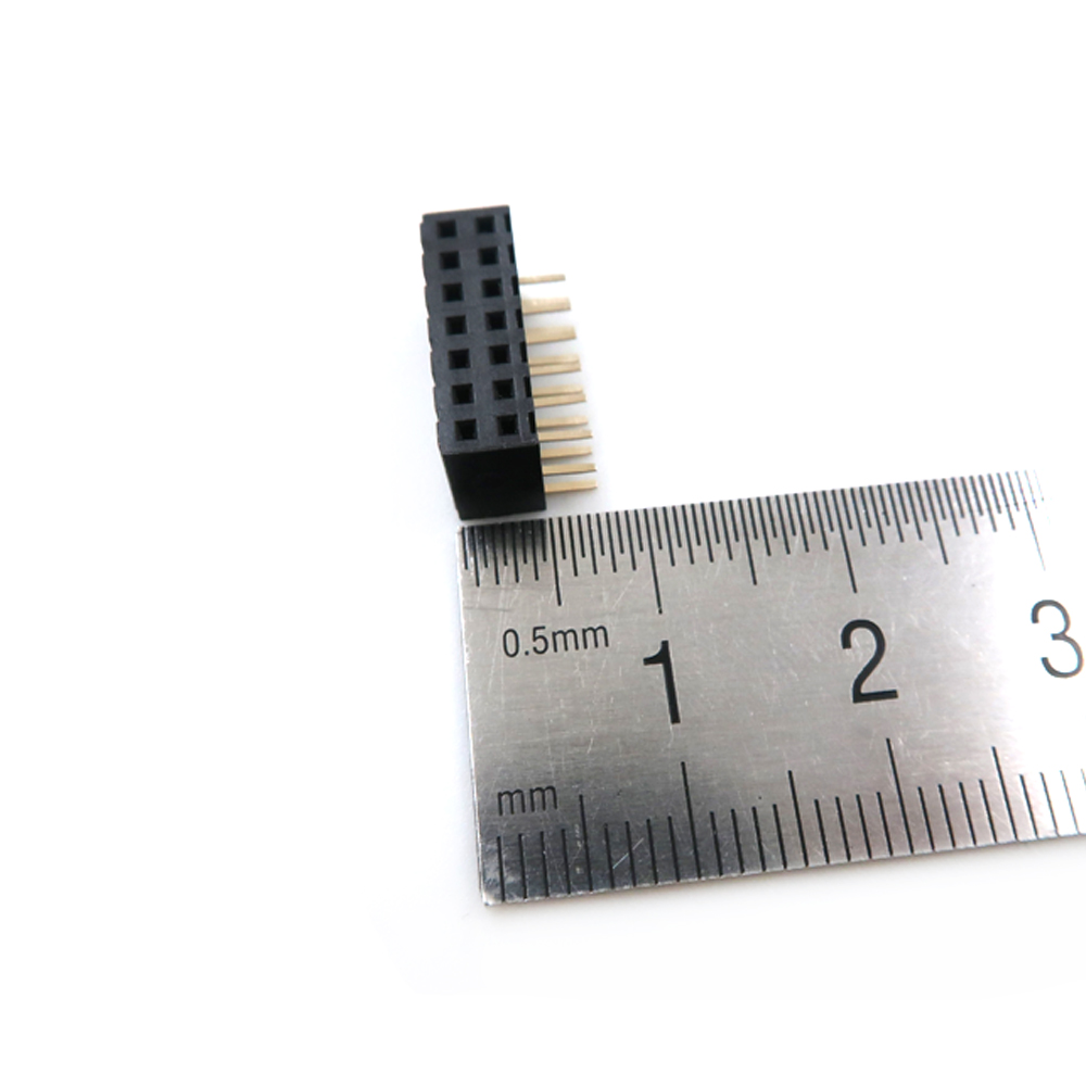 samice 1,27 kol&iacute;kov&yacute; konektor z&aacute;suvka samice 2x7p 14 kol&iacute;ků rozteč 2,54 mm Z&aacute;suvka prav&yacute; jednořad&yacute; &uacute;hel Z&aacute;hlav&iacute; kol&iacute;ku