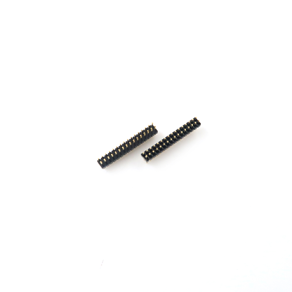 Cabe&ccedil;alho de pino do conector eletr&ocirc;nico de fileira dupla