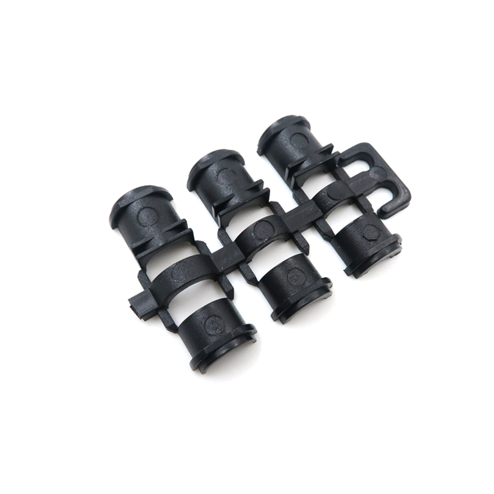 180 graders rett D-Sub-hette i plast for 9-pinners D SUB-kontakt, 9P D-SUB-kontakt 