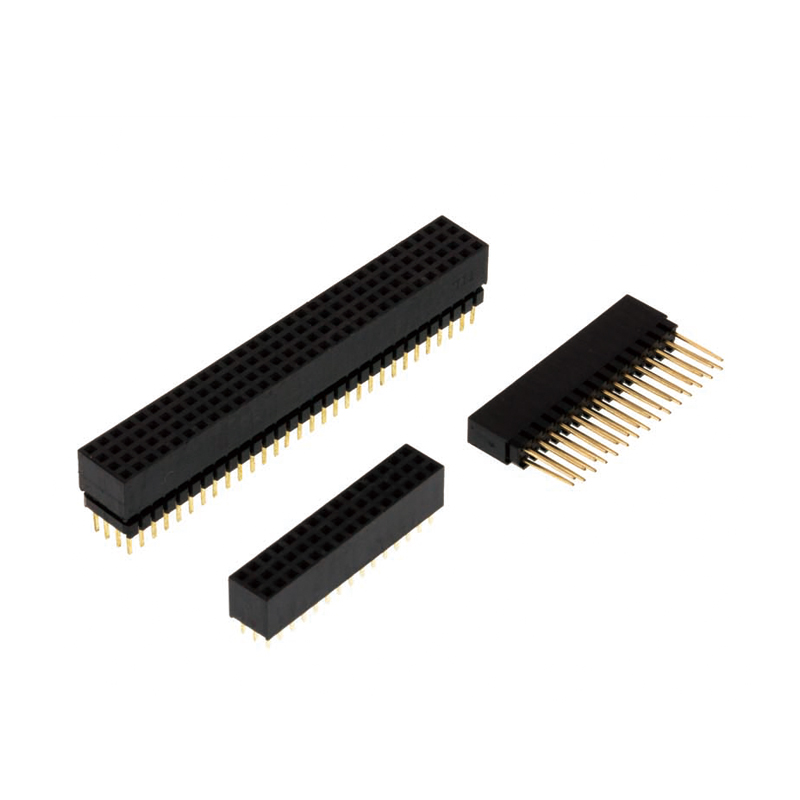 Konektor glave z ravnim zatičem Dvojni enojni 1 vrstica 1 način SMT 2 mm 2 4 5 20 40 zatič 127 1,27 mm korak 2,54 mm Smd 2,54 Ženska glava