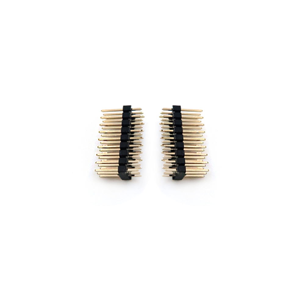 卸売ピン ヘッダー コネクタ 1.27 ミリメートル ピッチ H = 2.5 二重列二重層ストレート DIP 2-40pin