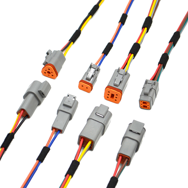Conectores de mazo de cables automotrices completos personalizados para autom&oacute;viles Fabricaci&oacute;n personalizada Conjunto de cables de mazos de cables para autom&oacute;viles