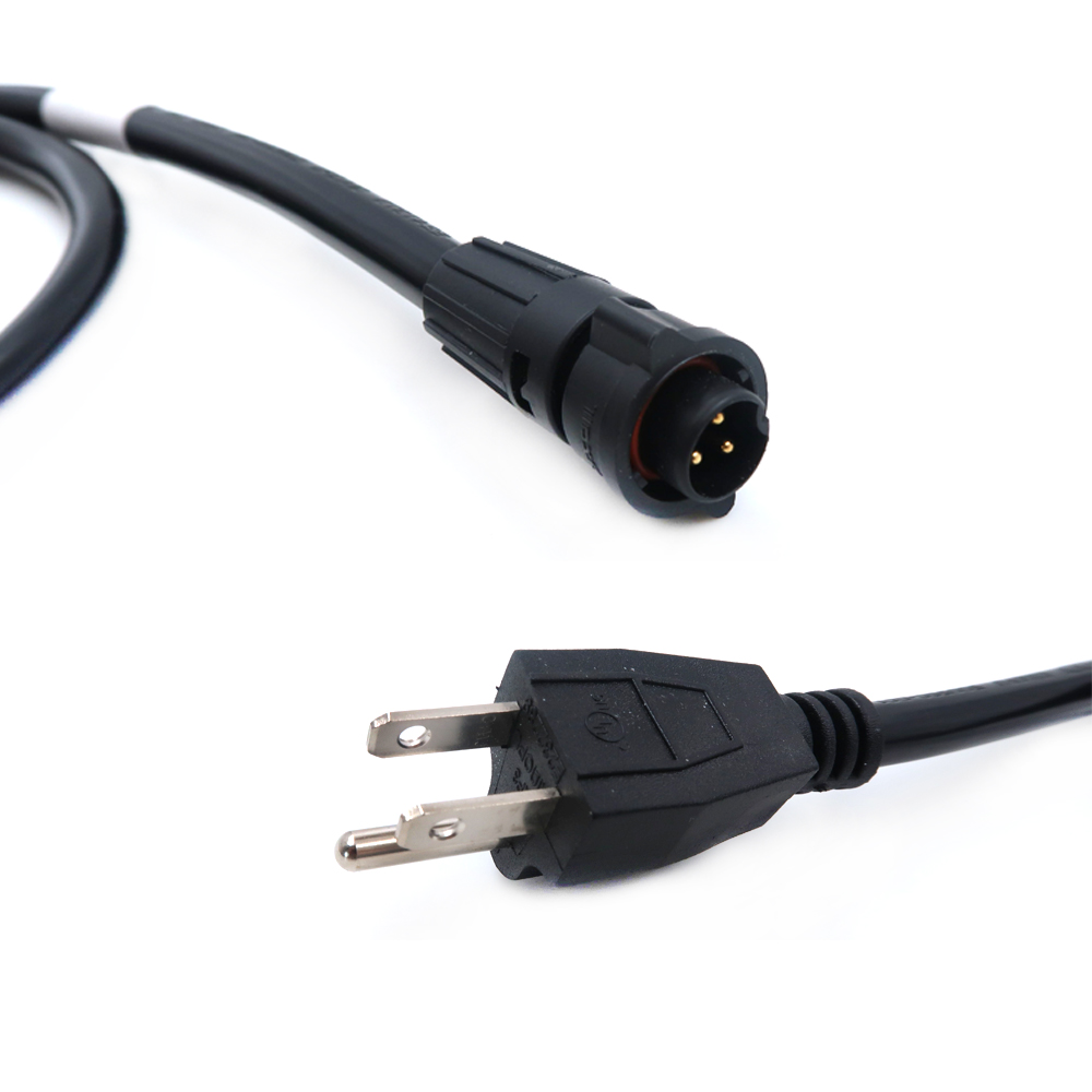 Robustes, universelles AC-EU-Netzkabel, 125 V, 18 AWG, reiner Kupferleiter f&uuml;r Elektronik und Industrieger&auml;te