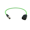 M8 Waterproof Electrical Aviation Plug na may Personalized Metal at USB Cable