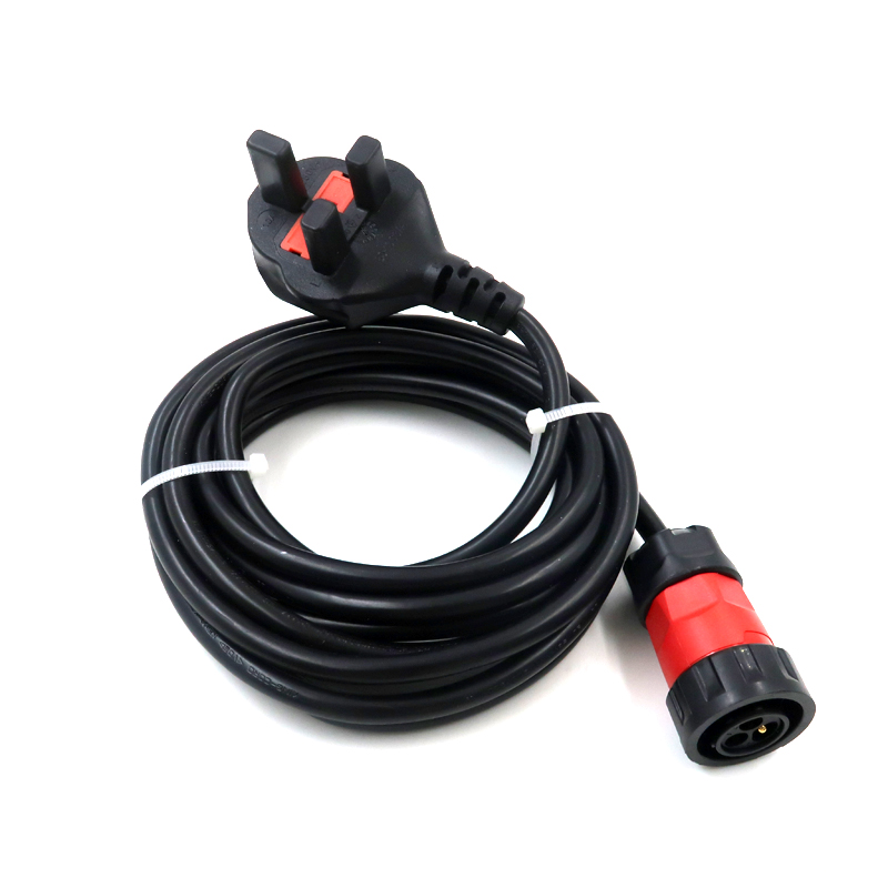EU Power Lead Cable AC PVC Power Extension Cords Automotive Wiring