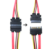  SATA Serial ATA 7+15 Pin Male ad Male Data Power Cable GPS Positioning Automotive Wiring Iunge