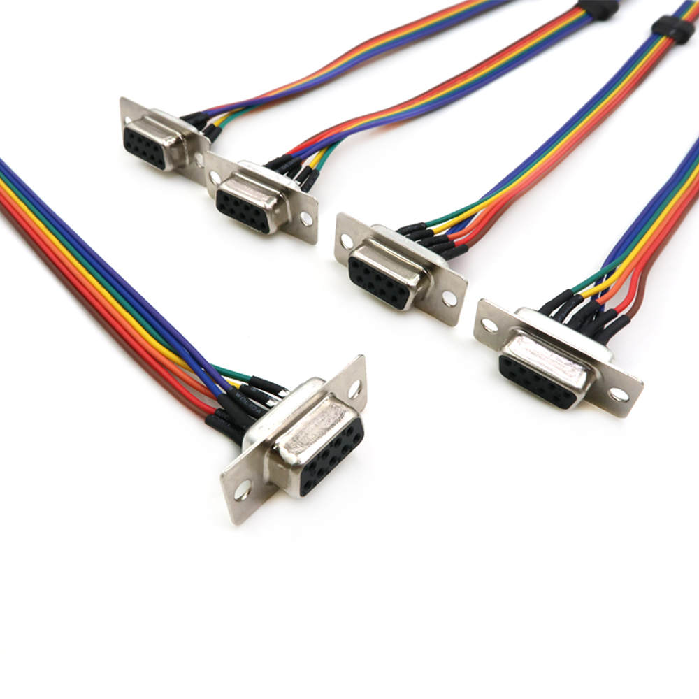 Custom na D SUB Connector DB Connectors na may Magnetic Ring Cable Assembly