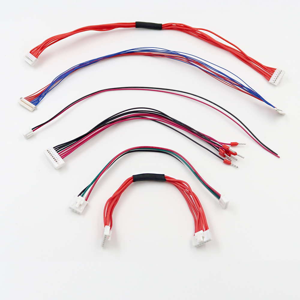定制 JST Sh JST-SH Gh 1.0mm 1.25 2.0mm 间距电缆组件带连接器压接线束