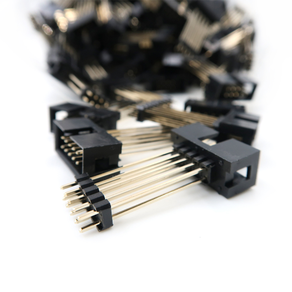 Connecteur d'embase femelle &agrave; broche de 1,27 mm, connecteur d'embase femelle &agrave; broche de 2,54 mm avec pas de 2,0 mm