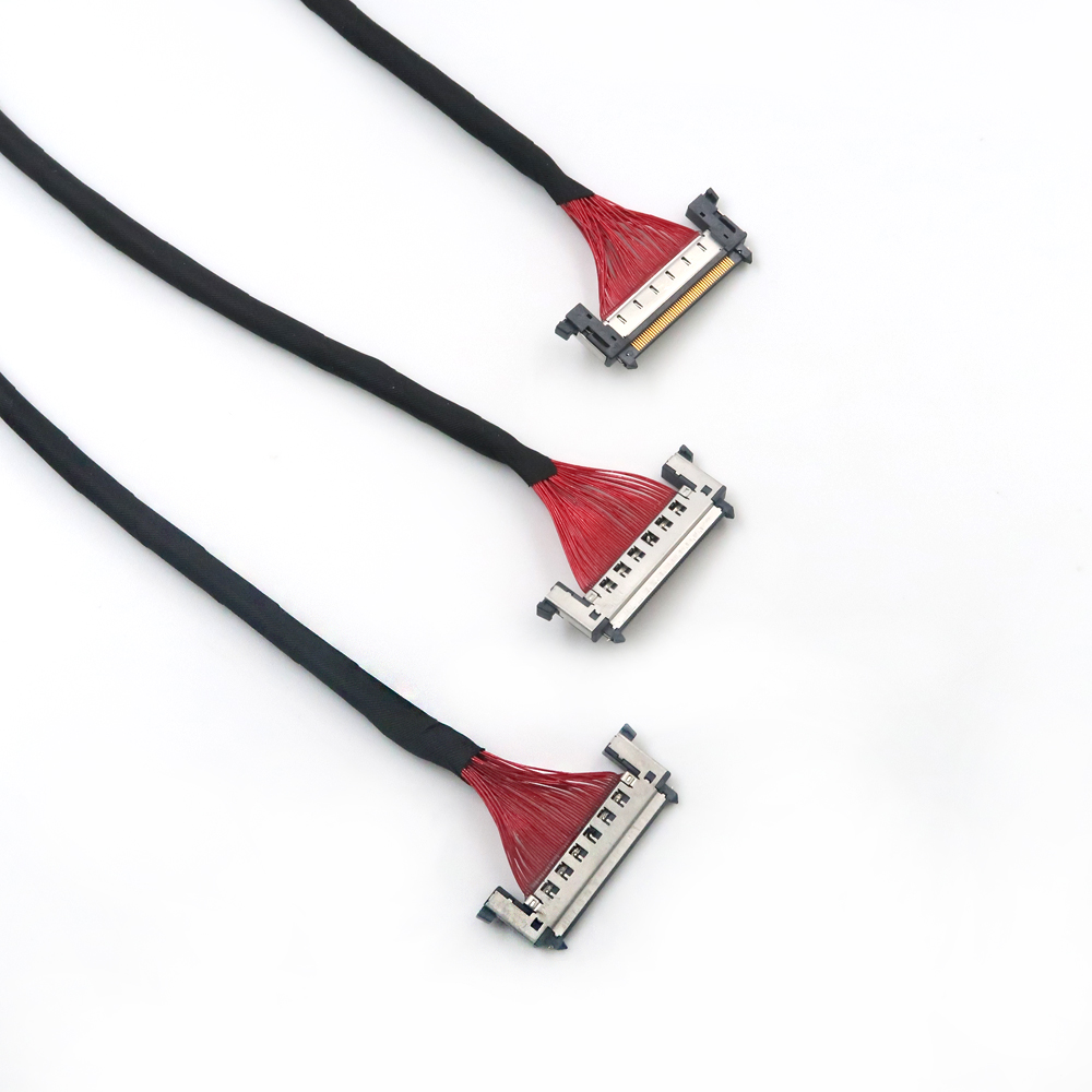 Prilagojen kabelski snop zaslona LVDS s priključki PH0,8 mm ali 1,0 mm 