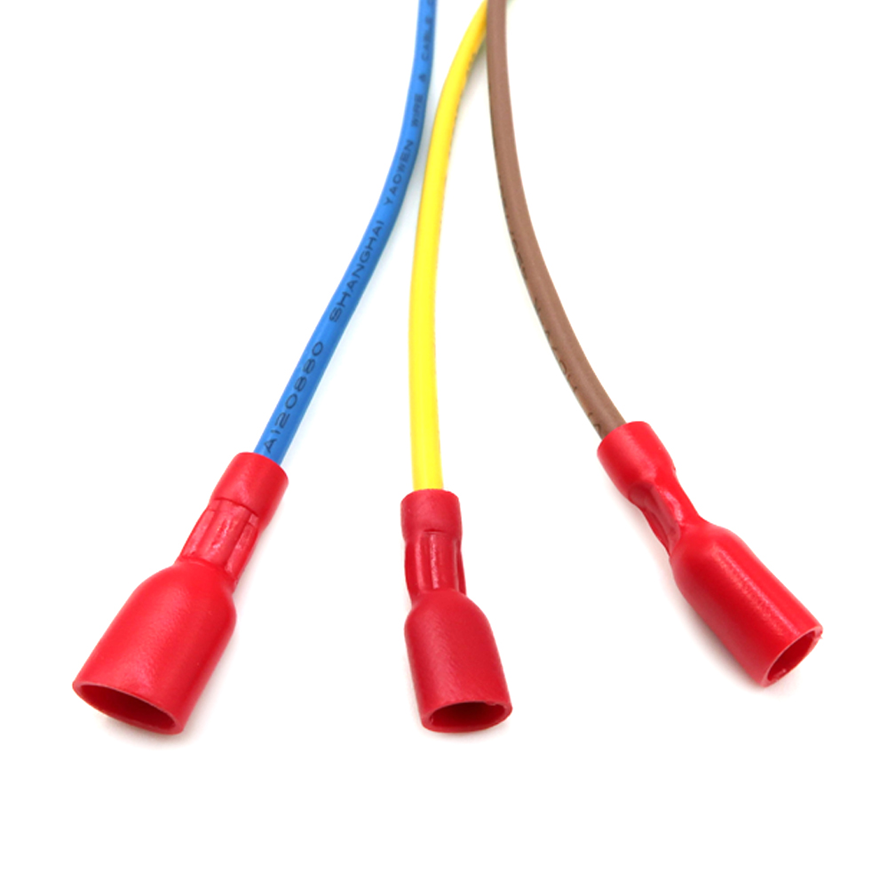 Factory fabricare 250 110 187 Insulated Male Spade Crimp Terminal Connector Wire Conventibus