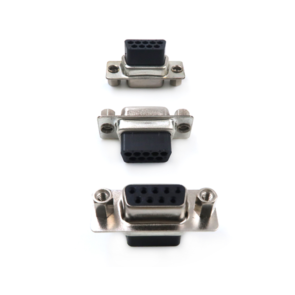 High Current Combo Female And Male D-Sub Mixed Contact Connectors 9 Pin D-SUB VGA Connector
