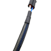 Adaptador de soquete de fia&ccedil;&atilde;o para l&acirc;mpada de farol automotivo, conector f&ecirc;mea duplo, chicote de cabos para luz de carro