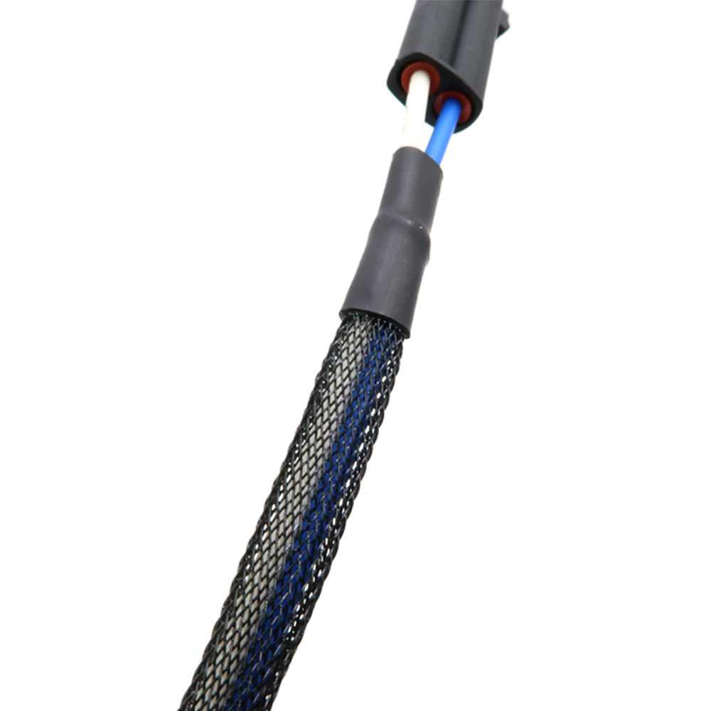 Adaptador de soquete de fia&ccedil;&atilde;o para l&acirc;mpada de farol automotivo, conector f&ecirc;mea duplo, chicote de cabos para luz de carro