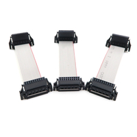 IDC電纜連接器2.0mm螺距UL2651灰色平坦電纜6 8 10 14 16 20 24 36 50針狀絲帶電纜