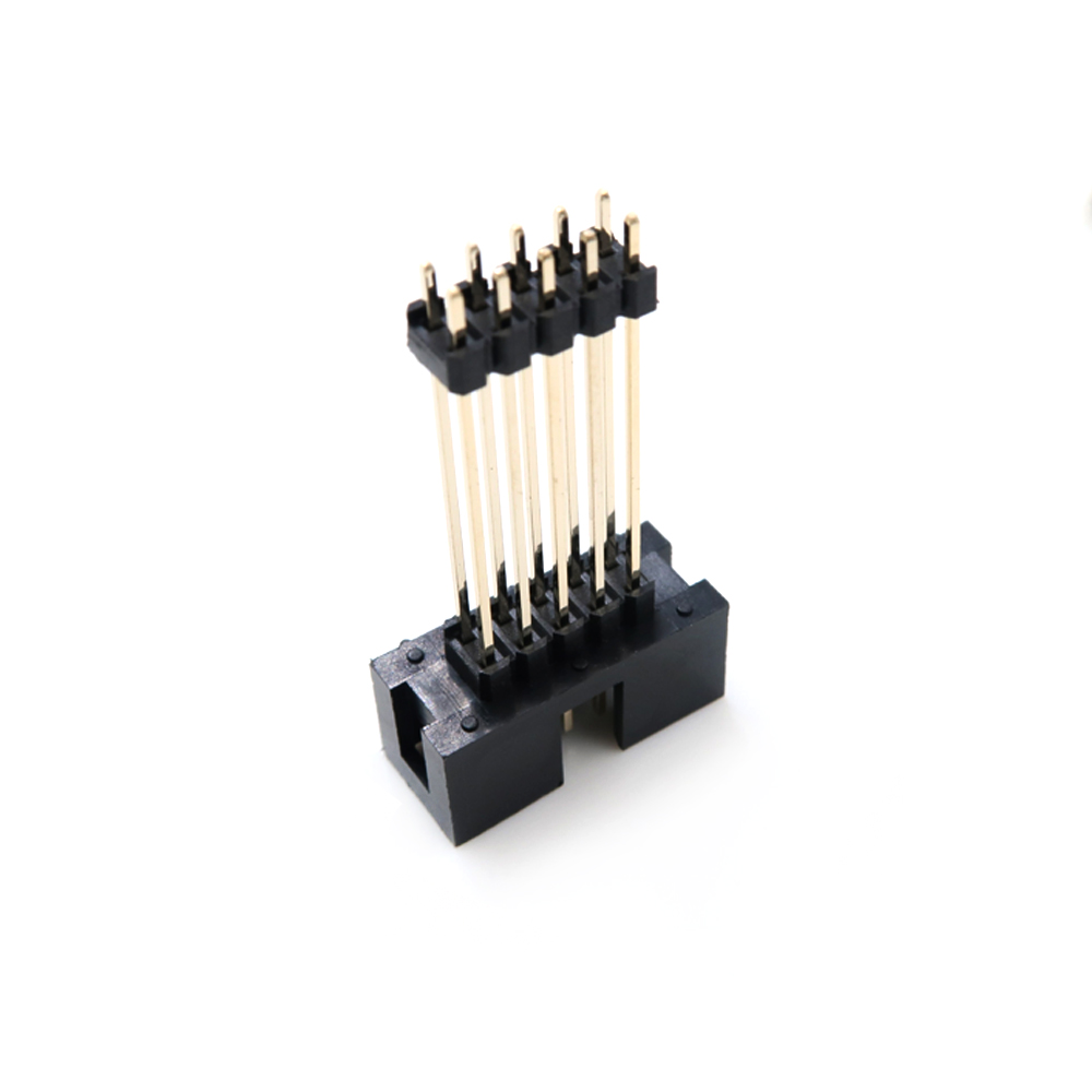 Connecteur d'embase femelle &agrave; broche de 1,27 mm, connecteur d'embase femelle &agrave; broche de 2,54 mm avec pas de 2,0 mm