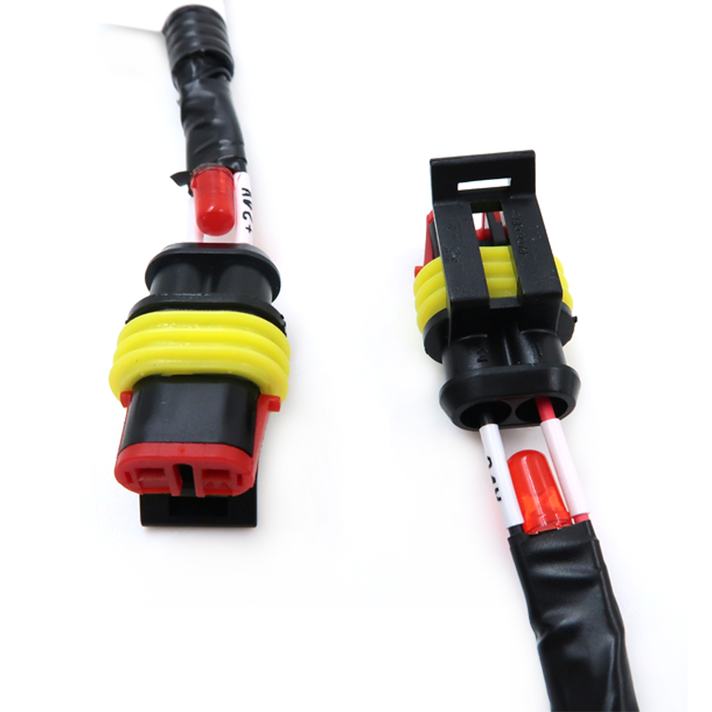 Conjunto de cabo da v&aacute;lvula solen&oacute;ide do conector imperme&aacute;vel do autom&oacute;vel dos pinos da s&eacute;rie 2 AMP 1,5