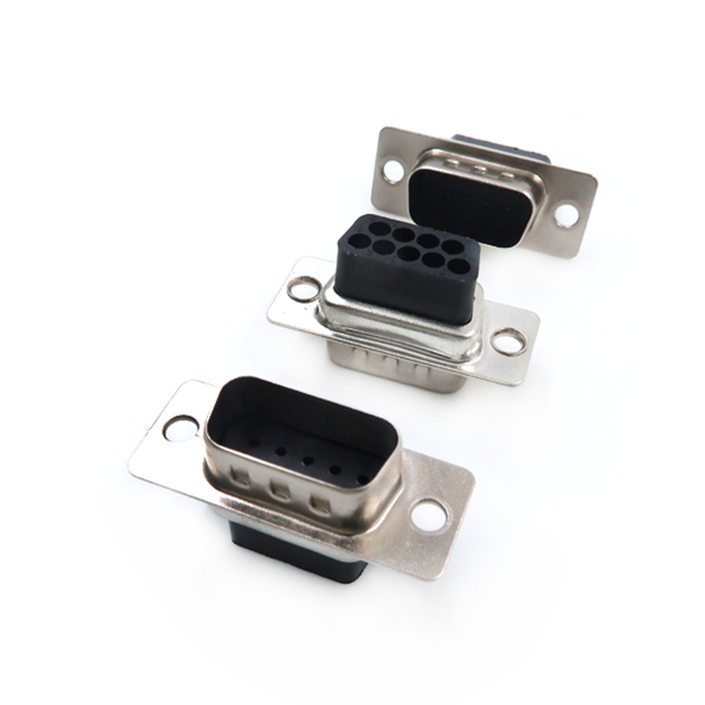 High Current Combo Female And Male D-Sub Mixed Contact Connectors 9 Pin D-SUB VGA Connector