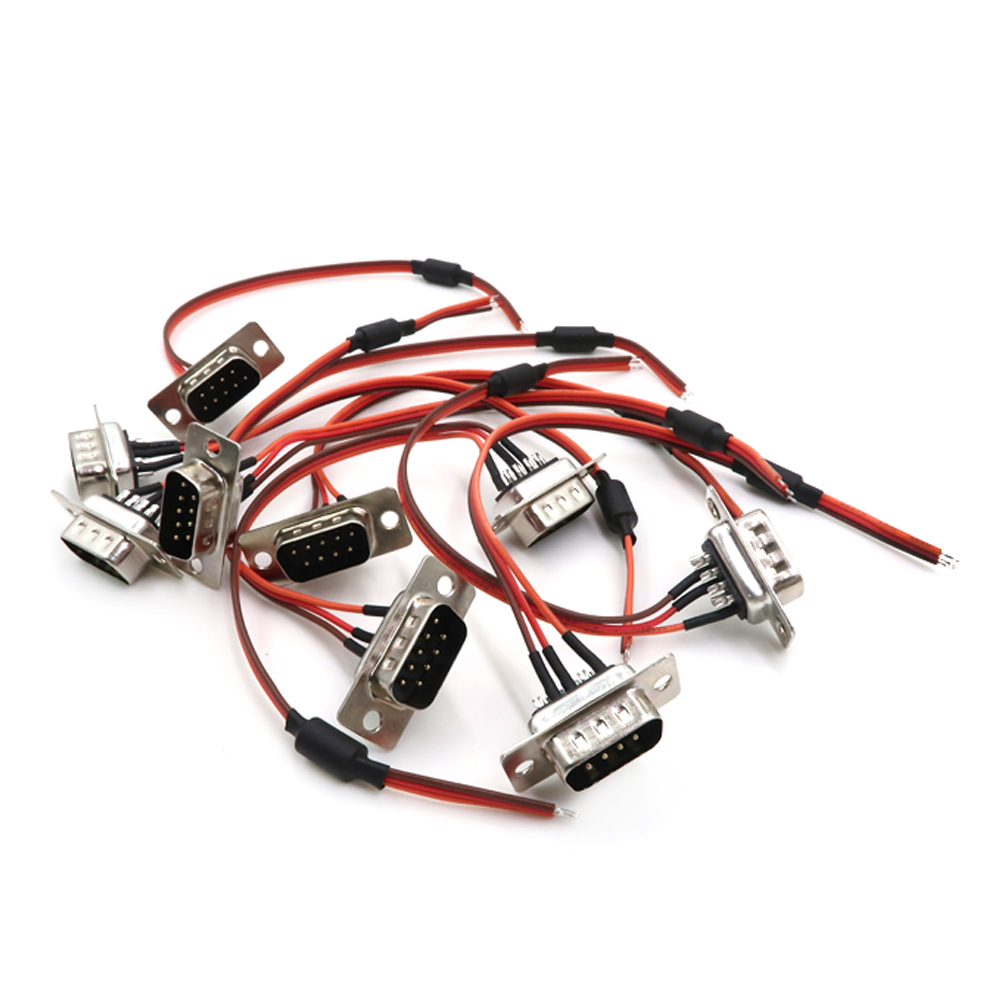 Custom na D SUB Connector DB Connectors na may Magnetic Ring Cable Assembly