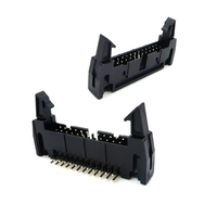 Conectores de alimenta&ccedil;&atilde;o SATA 2.54MM Pitch Male Socket Straight/Right Angle IDC Box Headers Connector