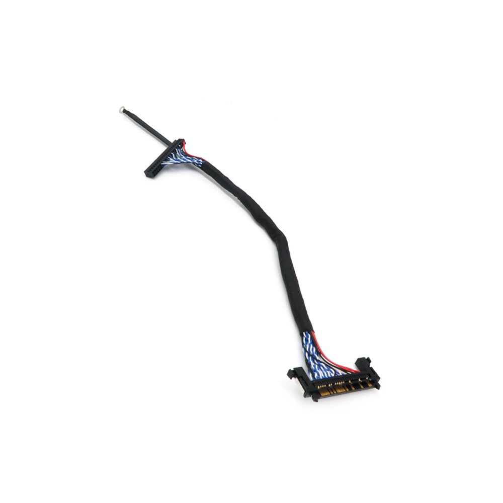 OEM 客製化 LCD 螢幕電纜 IPEX 顯示電纜轉 LVDS 電纜